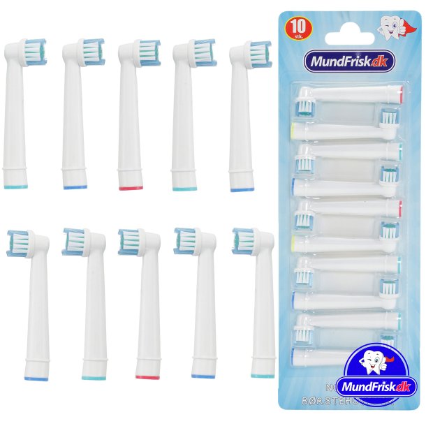 10 stk. Normal Brstehoveder Til Oral-B
