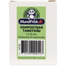 Hllbar tandtrd MundFrisk Refill 3 x 30 mtr.