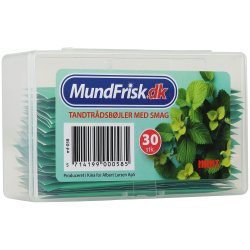 Floss med smaksatt tanntrd Pakket 30 stk.