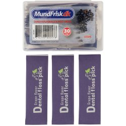 Floss med smaksatt tanntrd Pakket 30 stk.