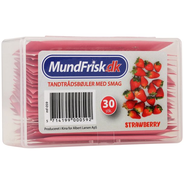 Zahnseide mit aromatisierten Zahnseiden, verpackt 30 St�ck. STRAWBERRY