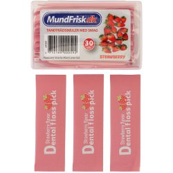 Floss med smaksatt tanntrd Pakket 30 stk.
