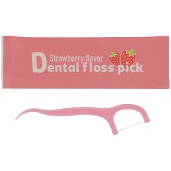 Floss med smaksatt tanntrd Pakket 30 stk.