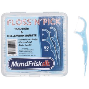 Soft Stick + Dental Floss MundFrisk Floss `n`Pick 60 stk.