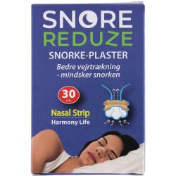 SnoreReduze Snorke Plaster 30 stk. Stop Snorken Nse-strips