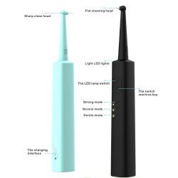Elektrischer Zahnreiniger mit LED - NEUES MODELL - Entfernen Sie Plaque und Zahnstein zu Hause