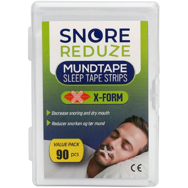 SnoreReduze Mundband MAXI Packung 90 Stk. Weniger Schnarchen, besserer Schlaf