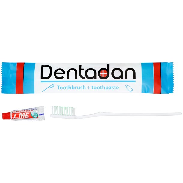 Engngstandborste + 1 tub tandkrm - Hotell - Resor - Festival