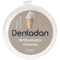 Dentadan Ortodontiske Chewies For Aligners & Braces 3 pcs. ISKREM