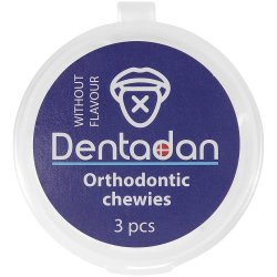 Dentadan Ortodontiske Chewies For Aligners &amp; Braces 3 pcs. Smakls