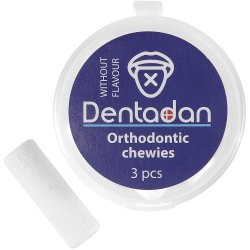 Dentadan Ortodontiske Chewies For Aligners &amp; Braces 3 pcs. Smakls
