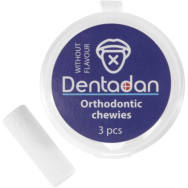 Dentadan Ortodontiske Chewies For Aligners &amp; Braces 3 pcs. Smakls