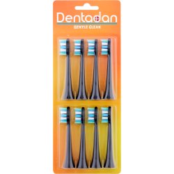 Sorte Brstehoveder til Philips Sonicare Eltandbrster 8 stk. DENTADAN Gentle Clean