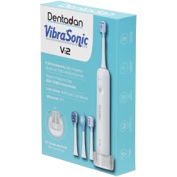 Dentadan VibraSonic V:2 Eltandbrste inkl. 3 Brstehoveder