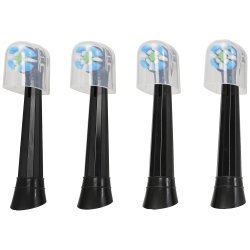 Mustat Harjaspt Oral-B iO Shkhammasharjoille DENTADAN Bristlq Yhteensopivat 4 kpl