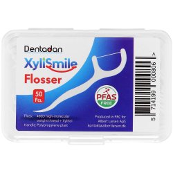 Tanntrdsbyler med Xylitol DENTADAN XyliSmile Flosser 50 stk.