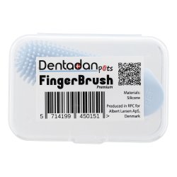 Dentadan Pets Premium FingerBrush � Ultraweiche Silikon-Fingerzahnb�rste f�r Hunde und Katzen