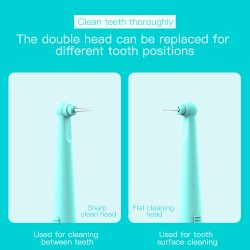 Elektrischer Zahnreiniger mit LED - NEUES MODELL - Entfernen Sie Plaque und Zahnstein zu Hause