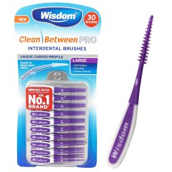 Wisdom Clean Between Pro LARGE Soft Rubber Toothpicks