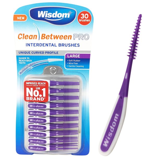 Wisdom Clean Between Pro LARGE Soft Rubber Toothpicks