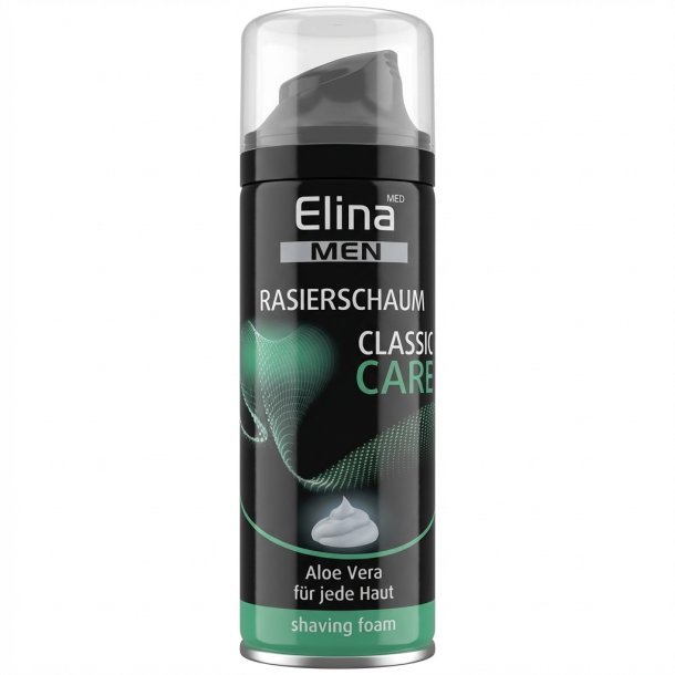Elina Men Classic Care rakskum med Aloe Vera (200 ml)