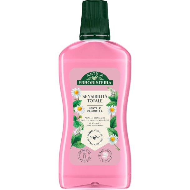 Antica Erboristeria Total Sensitivity Mundsp�lung – Mint &amp; Chamomile (500 ml)