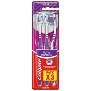 Colgate ZigZag Interdental Medium Tandb�rster (3 stk.)