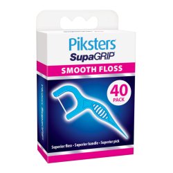 Piksters SupaGRIP Smooth Floss Flossticks (40 st.)