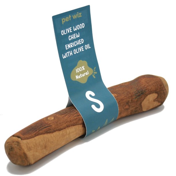 Pet Wiz Olive Wood Chew – Kauholz aus Olivenholz mit Oliven�l (Gr. S)