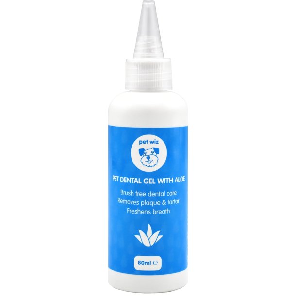 Pet Wiz Zahngel mit Aloe Vera f�r Hunde &amp; Katzen (80 ml)