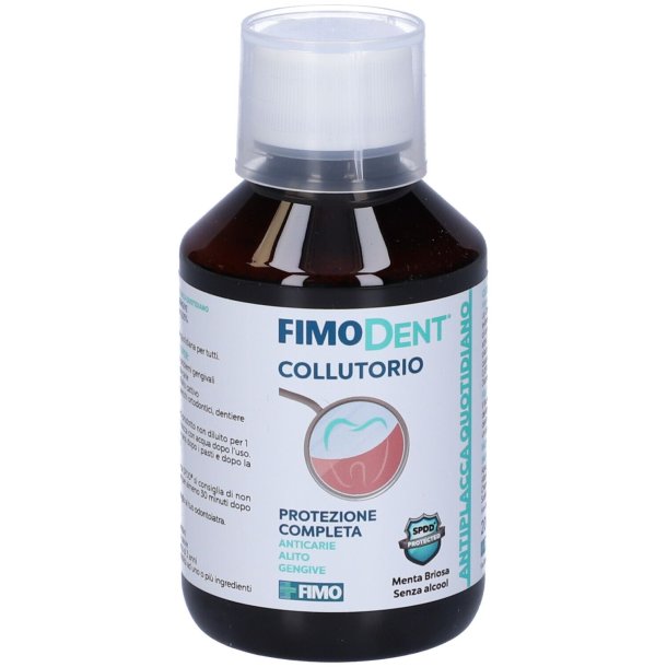 FIMODENT Antiplak Mundsp�lung mit Chlorhexidin (0.05 %) &amp; Fluorid – Mint (200 ml)