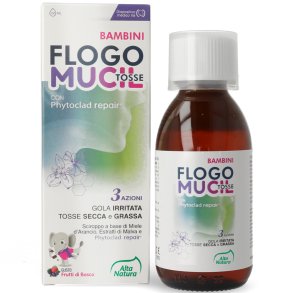 Alta Natura FlogoMucil Hostsirap mot torrhosta och slemhosta f�r barn (150 ml.)