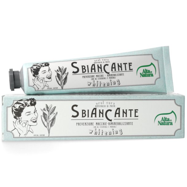 Alta Natura Whitening Zahnpasta mit Hydroxyapatit &amp; Xylitol (75 ml.)