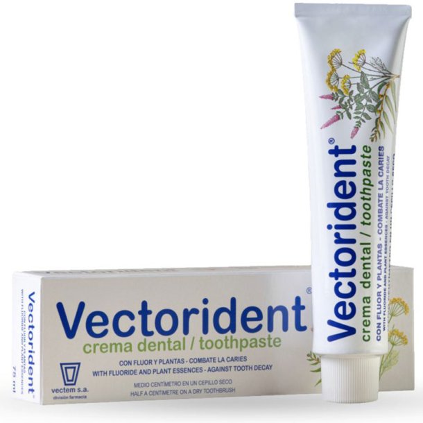 Vectorident Tandkr�m med v�xtextrakt och eteriska oljor (75 ml.)