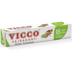 Vicco Vajradanti Ayurvedisk Tandkr�m med 18 �rter och f�nk�lssmak (200 g)