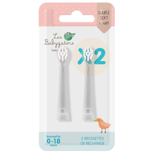 Les Babygators Borsthuvuden 0-18 mnader.