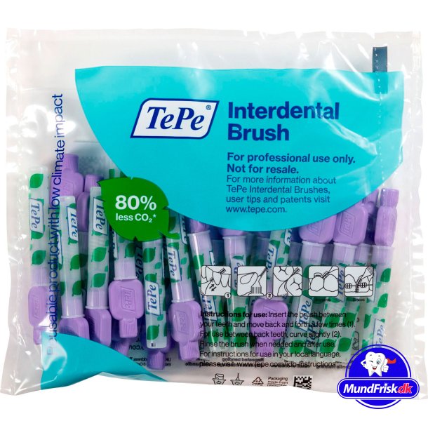 25 stk. TePe Original Mellemrumsbrster 1.1 mm ISO 6 LILLA