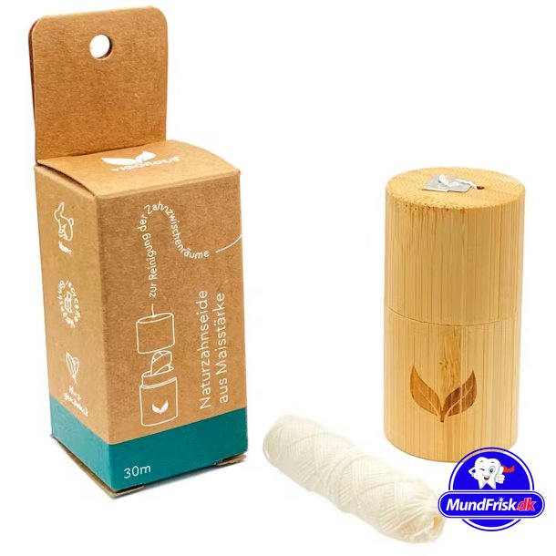 Zahnseide ohne PFAS Vigorous Bamboo Spender