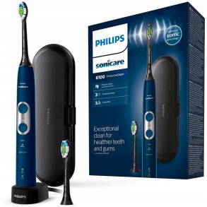 Philips Sonicare El-tandbrste 6100 ProtectiveClean Navy Blue + Rejse-etui