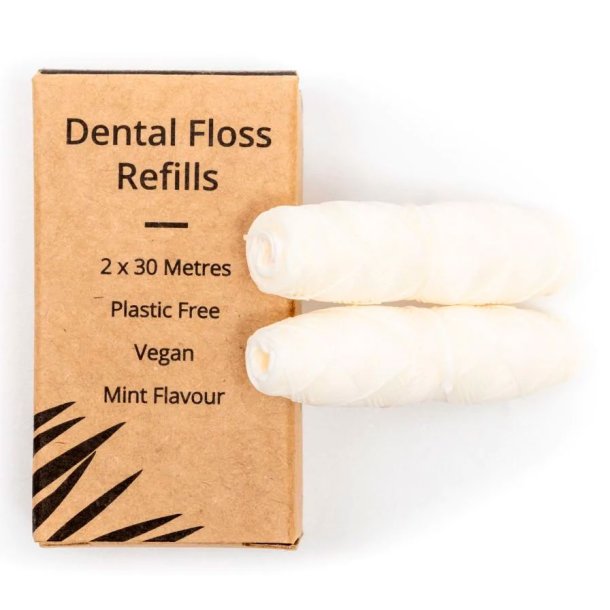 Bredygtig Tandtrd Wild &amp; Stone Refills 2 x 30 mtr.