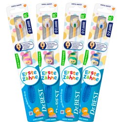 Barntandborste 3-sidig Dr. Best Erste Zahne 0-2 r