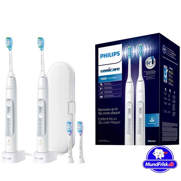 Philips Sonicare DUO Elektrische Zahnb&uuml;rsten ExpertClean 7300