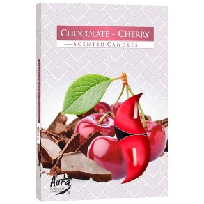 Duftlys Chocolate/Cherry Fyrfadslys Med Duft