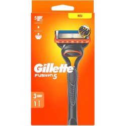 Gillette Fusion5 Barberhvel + 3 stk. Barberblader