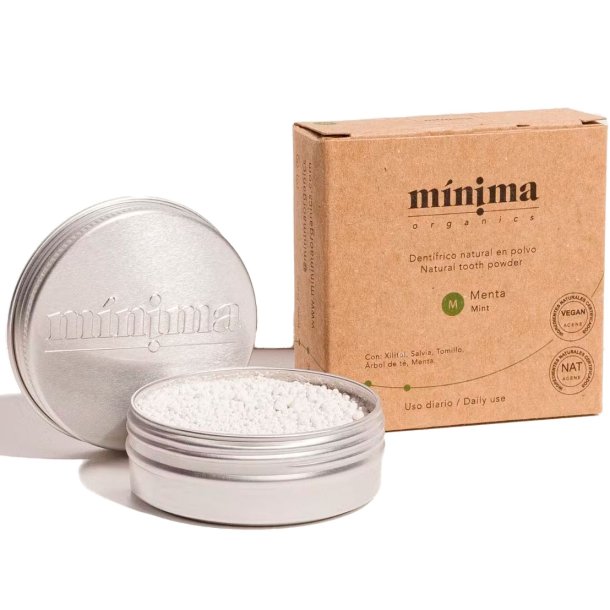 Organisk tannkrem Powder Minima Organics Mint