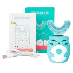 U-vormige elektrische tandenborstel voor kinderen - -. Smart