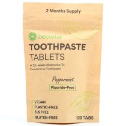 Tandpasta Tabletter Beewise Fluorfri 120 stk.