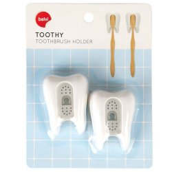 Tandbrsteholder 2 stk. Balvi Toothy