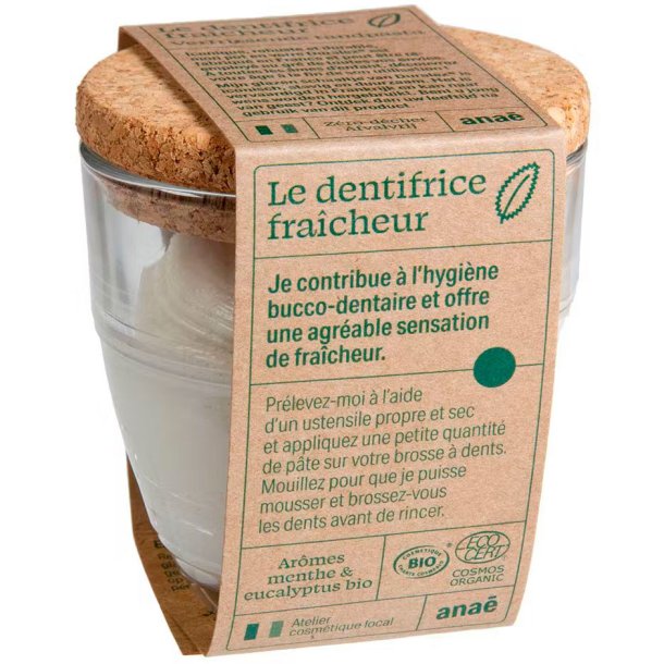 kologisk Tandpasta Glaskrukke Ana Mentol/Eucalyptus