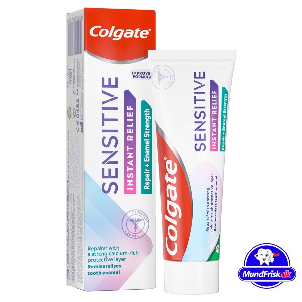 Colgate Tandpasta Sensitive Instant Relief  Repair + Enamel Strength 75 ml
